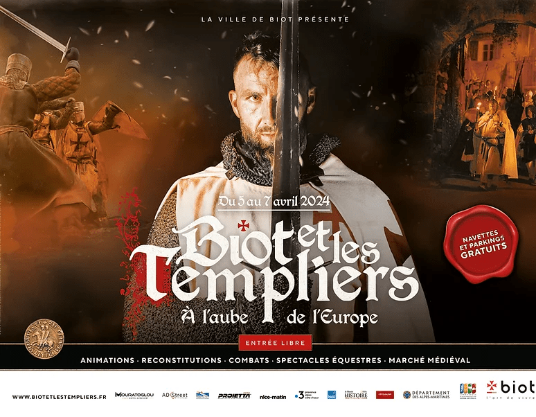 Magisk Riddarfestival i Biot