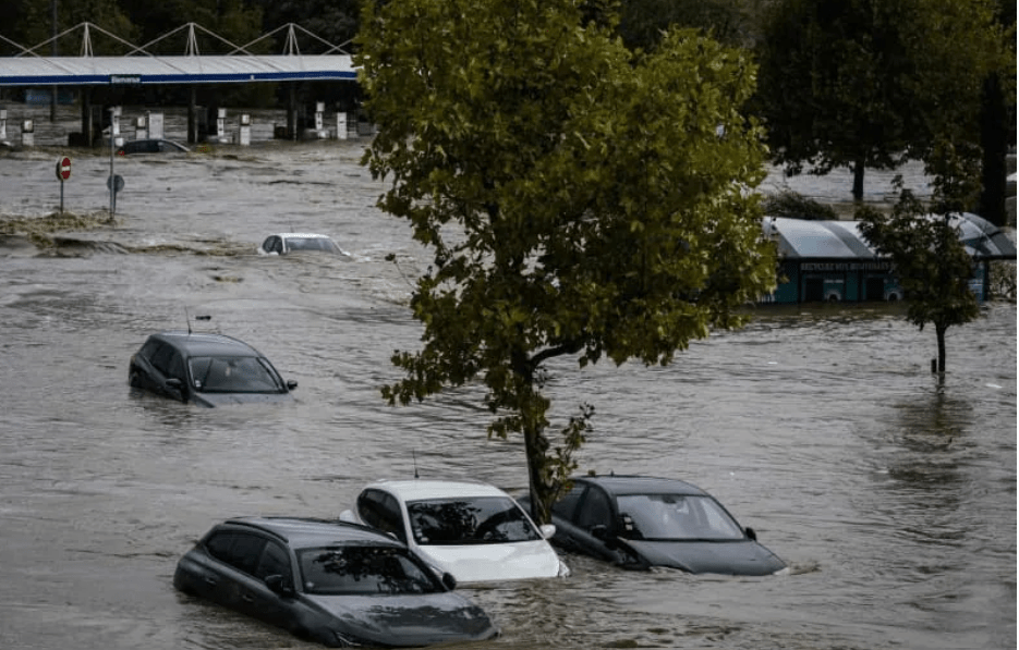Återigen översvämningar på Rivieran