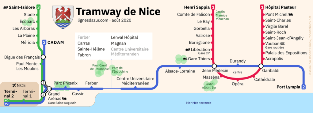 Lätt att ta sig runt med spårvagn